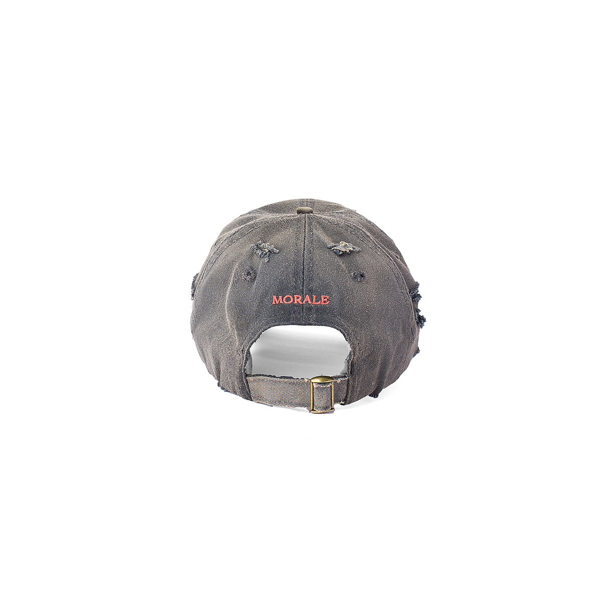 DESTROYED MUD WASH BLACK HAT