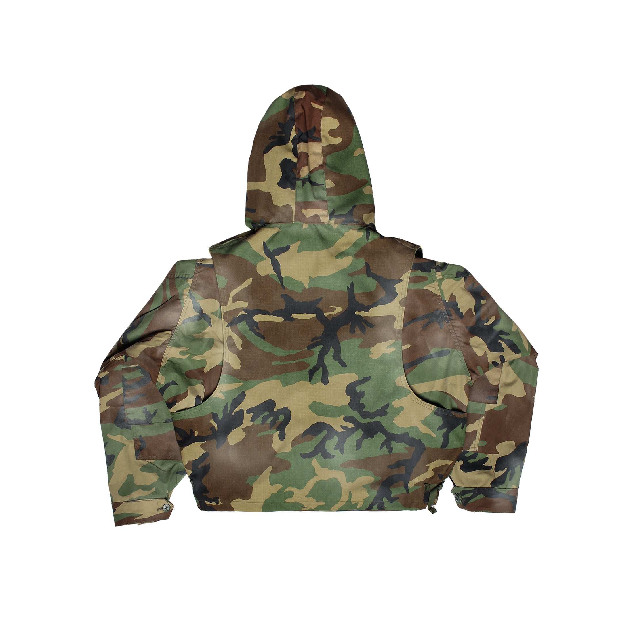 MUD WASHED DOUBLE-WORK CAMO PARKA
