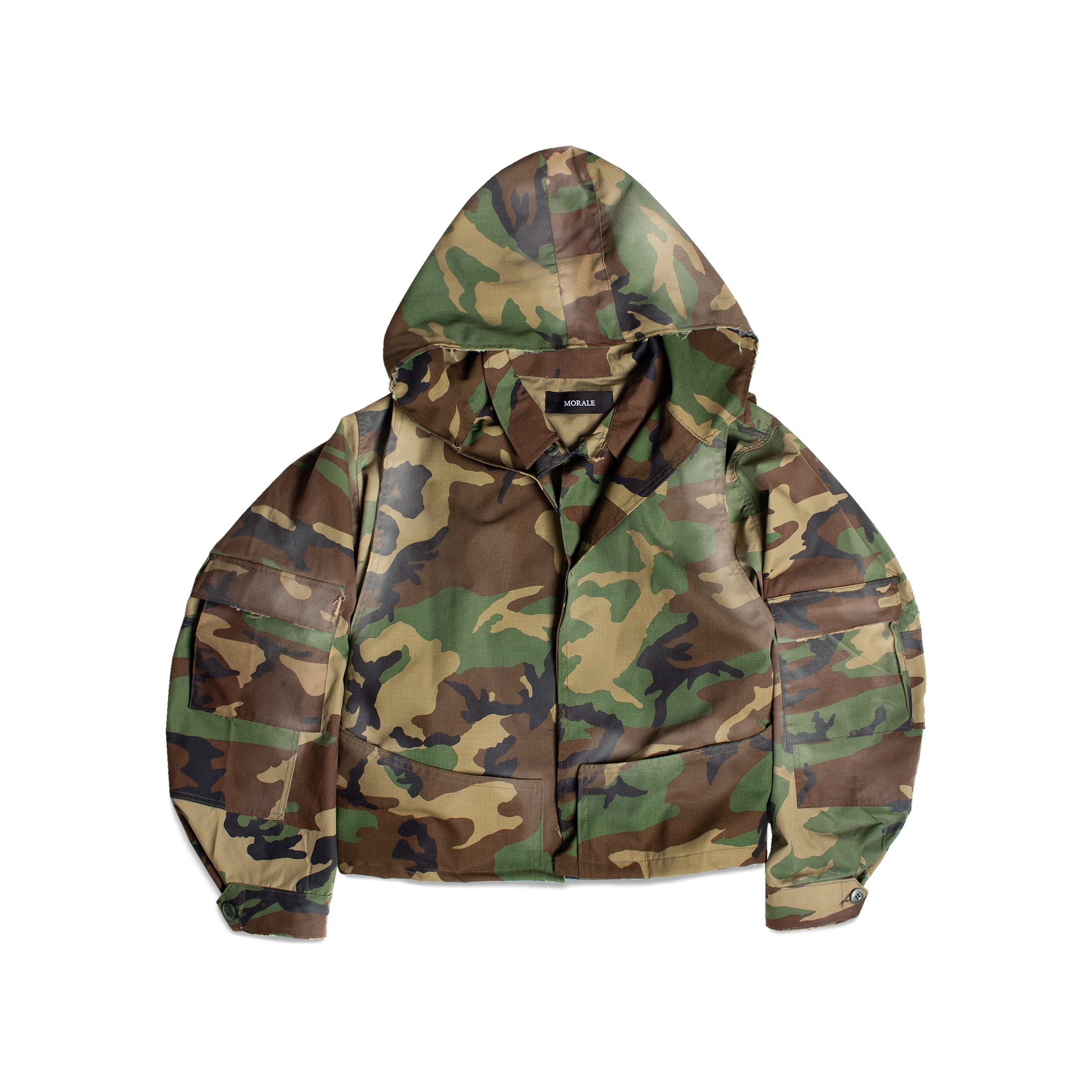 MUD WASHED DOUBLE-WORK CAMO PARKA