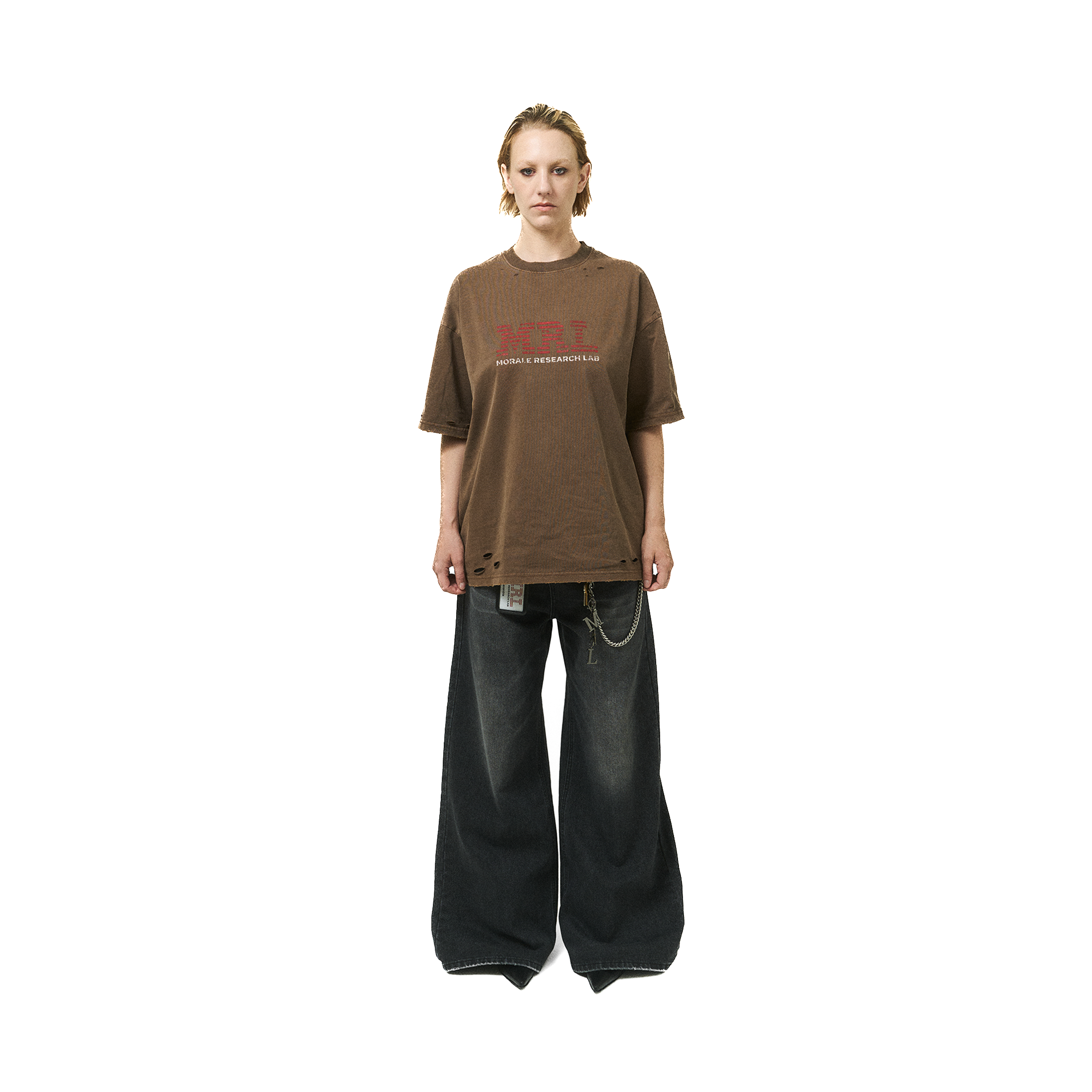 M.R.L TEE (BROWN)
