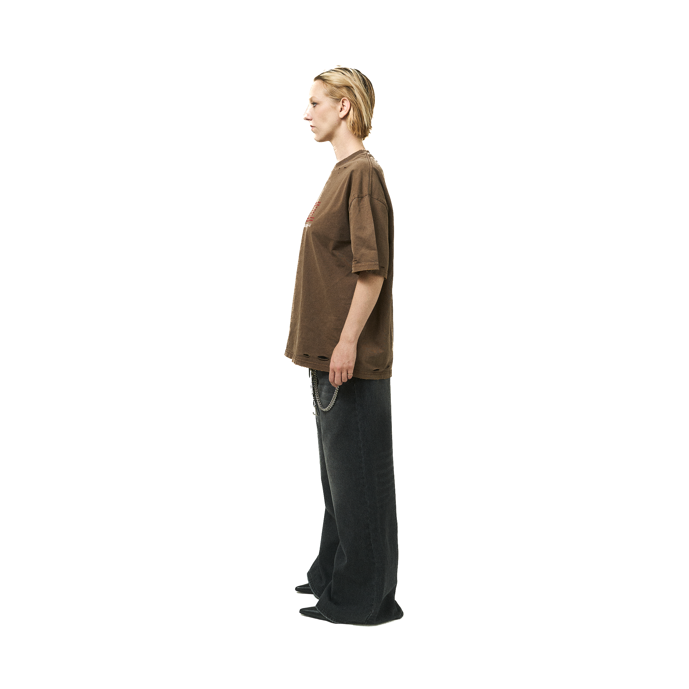 M.R.L TEE (BROWN)