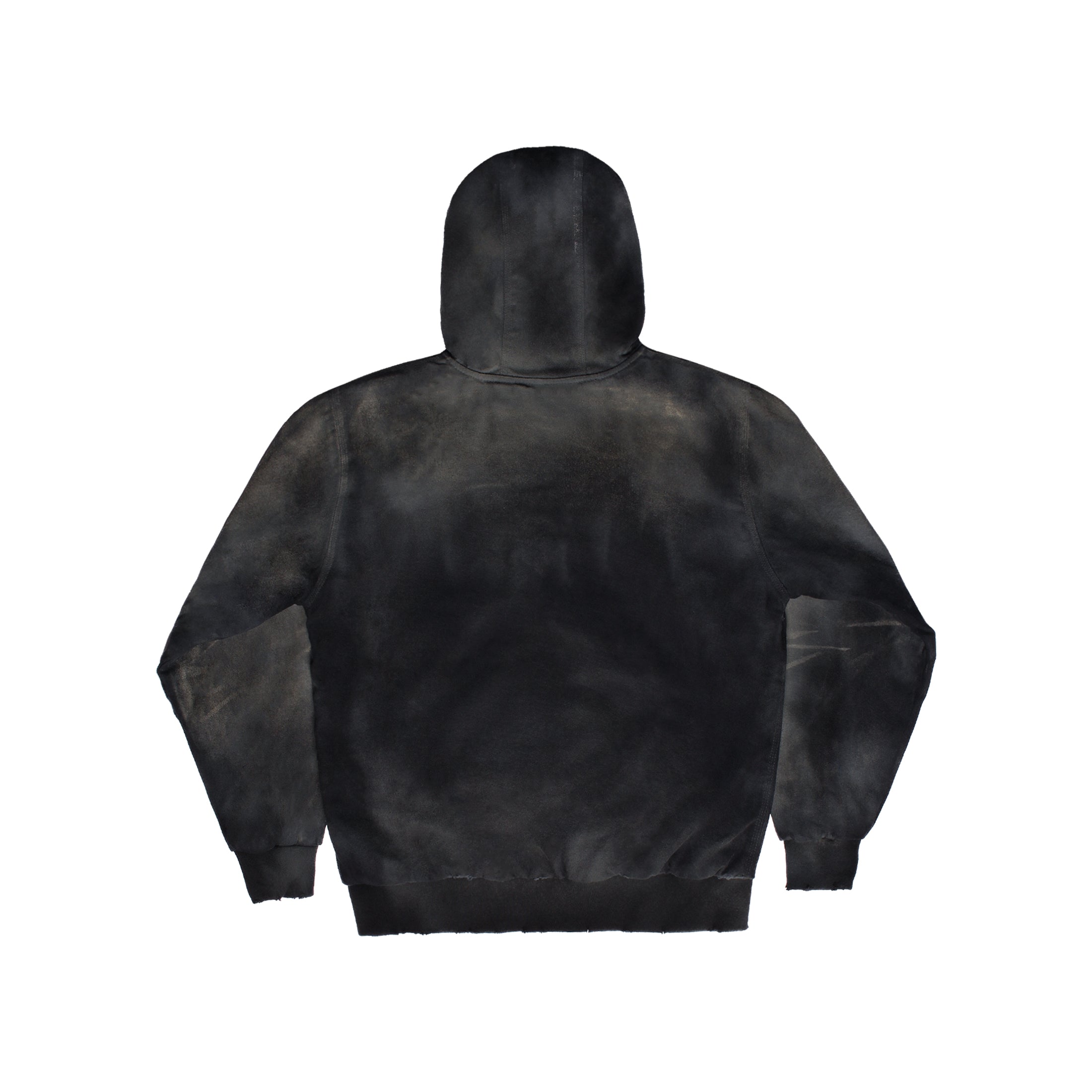 MUD WASHED BLACK CANVAS WORK JACKET
